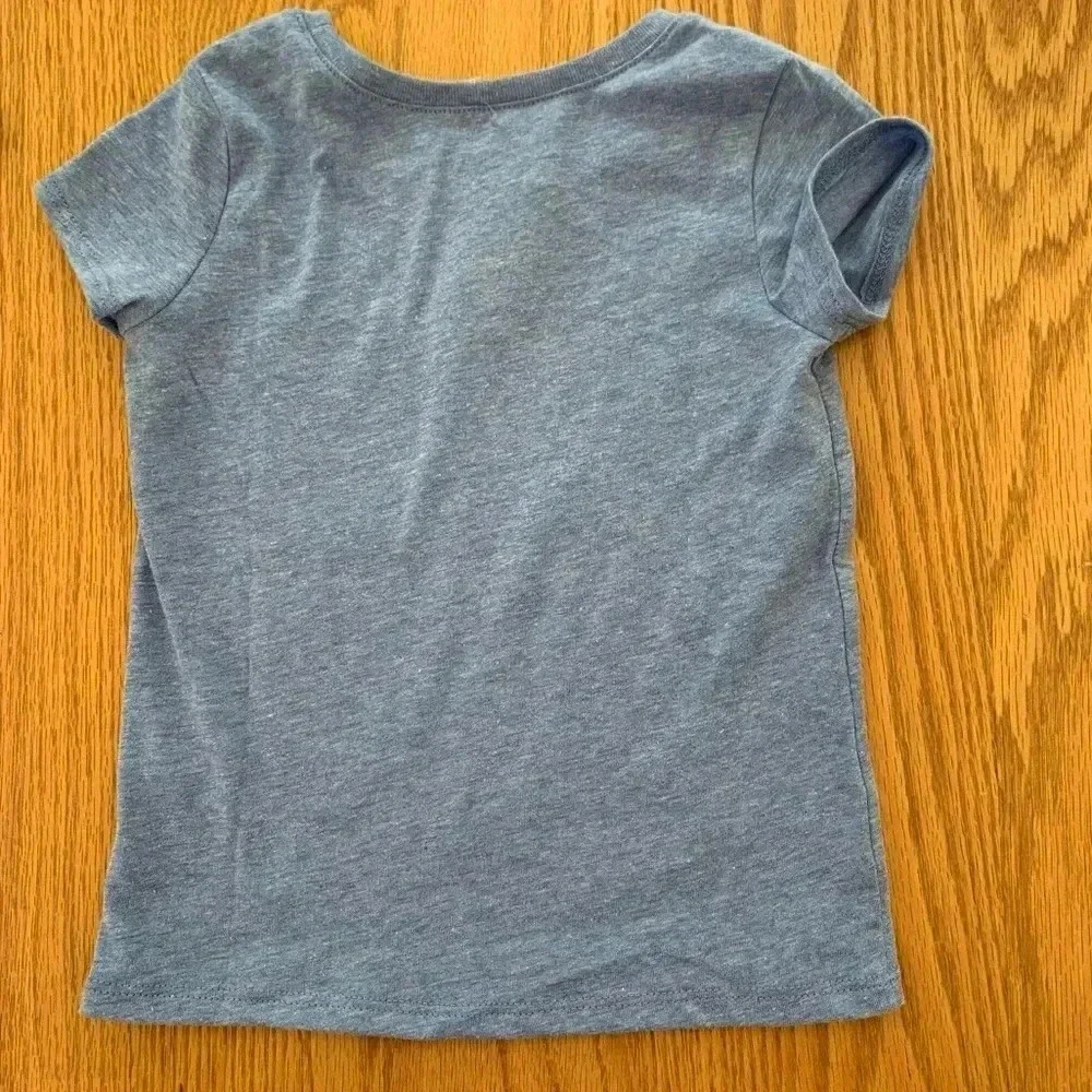 The Childrens Place TCP Girls Graphic T Shirt Lot of 3 Small 5/6 Blue Llama